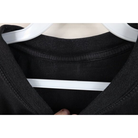 Vtg Mens L Faded The Monster Club Comics Graffiti Hip Hop Short Sleeve T-Shirt - Picture 9 of 15